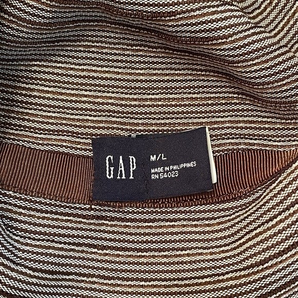 Gap Brown Stripped Sun hat M/L - Picture 3 of 5